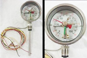 電接點帶警報雙金屬溫度計成功案例